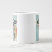 カラフル牛 ジャンボコーヒーマグカップ (正面)