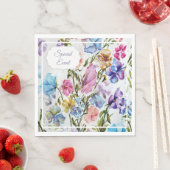 カラフル特別イベント ファンシー フラワーパーティー スタンダードランチョンナプキン (インサイチュ)