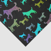 カラフル犬のティッシュペーパー 薄葉紙 (詳細)