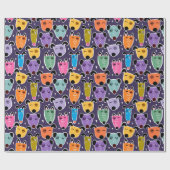 カラフル犬用ラッピング紙 ラッピングペーパー (フラット)