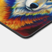 カラフル狼と空 デスクマット (コーナー)