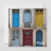 カラフル玄関のコラージュ (正面)