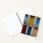 カラフル玄関のコラージュ ノートブック (内部)