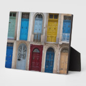 カラフル玄関のコラージュ フォトプラーク (側面)