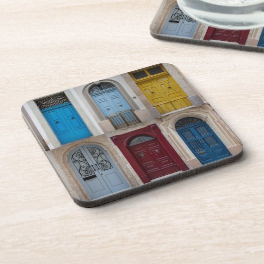 カラフル玄関 コースター (左側)