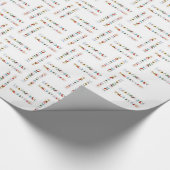 カラフル環境にやさし休み ラッピングペーパー (角)