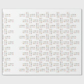 カラフル環境にやさし休み ラッピングペーパー (フラット)