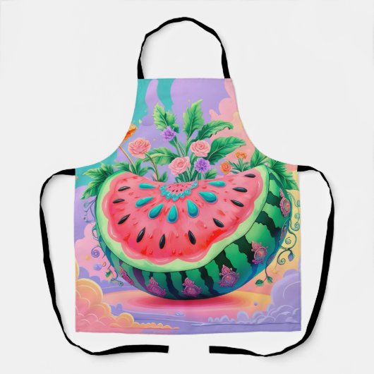 カラフル瓜 エプロン (正面)