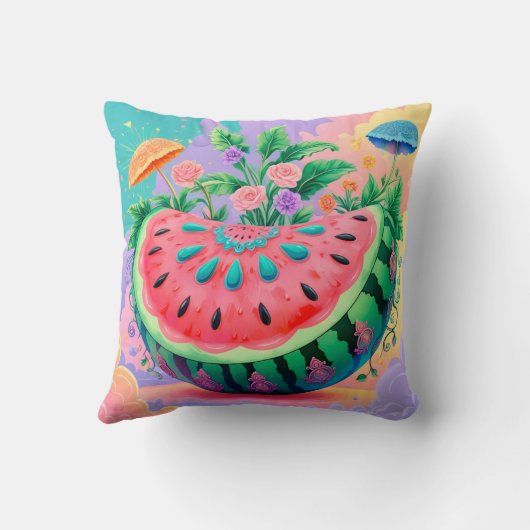 カラフル瓜 クッション (裏面)
