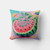 カラフル瓜 クッション (正面)