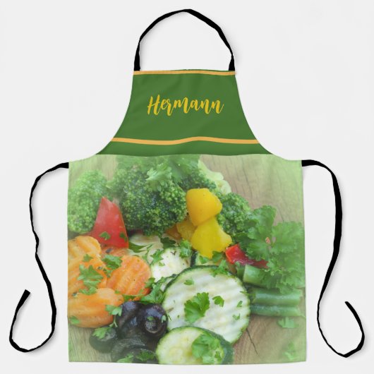 カラフル生野菜 エプロン (正面)