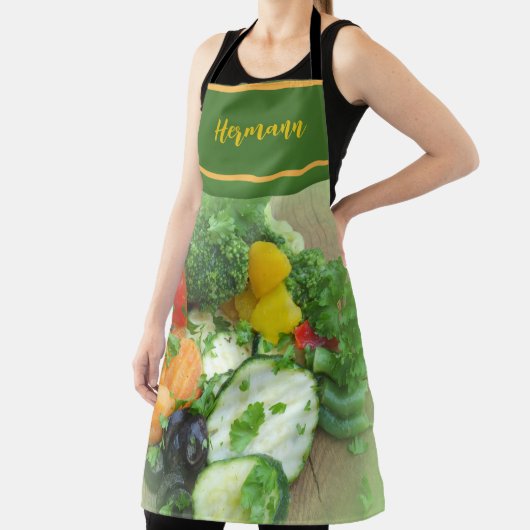 カラフル生野菜 エプロン (インサイチュ)