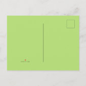 カラフル男女兼用ハワイアン インビテーションポストカード (裏面)