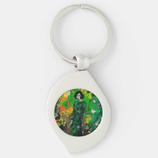 カラフル界の人 キーホルダー (正面)