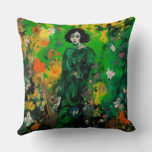 カラフル界の人 クッション (裏面)