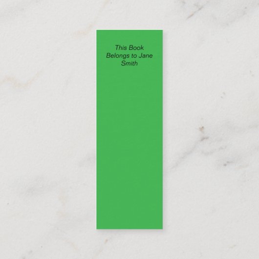 カラフル界の人 スキニー名刺 (裏面)