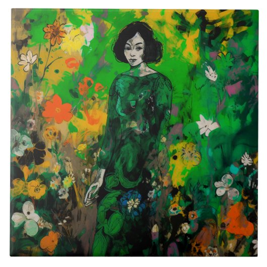 カラフル界の人 タイル (正面)