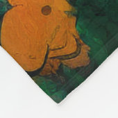 カラフル界の人 フリースブランケット (角)