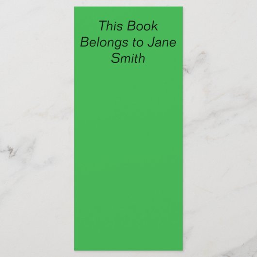 カラフル界の人 メニュー (裏面)