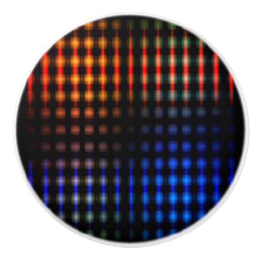 カラフル白熱［赤熱］光を放つライト セラミックノブ (正面)