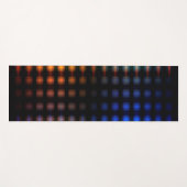 カラフル白熱［赤熱］光を放つライト ヨガマット (正面(横))