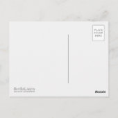 カラフル白熱［赤熱］光を放つ原子 ポストカード (裏面)