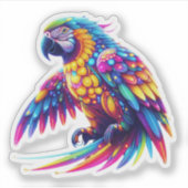 カラフル白熱［赤熱］光を放つ根 シール (正面)