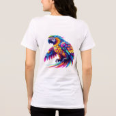 カラフル白熱［赤熱］光を放つ根 トライブレンドＴシャツ (裏面)