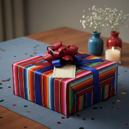 カラフル皮ストライプ包紙 ラッピングペーパー