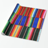 カラフル皮ストライプ包紙 ラッピングペーパー (アンロールド)