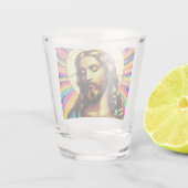 カラフル眼鏡！ ショットグラス (裏面)