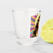 カラフル眼鏡！ ショットグラス (左)