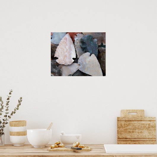 カラフル矢印の色 ポスター (キッチン)