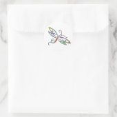 カラフル矢 ラウンドシール (バッグ)