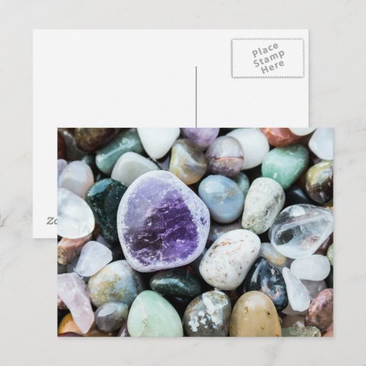 カラフル石 ポストカード (正面/裏面)