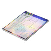 カラフル砂漠日没プランナーシート ノートパッド (回転)