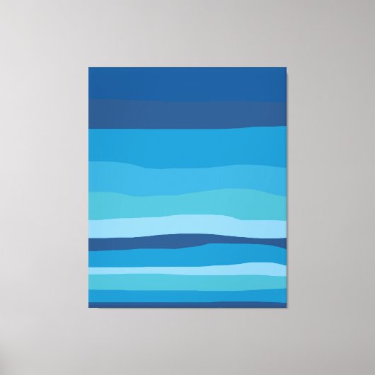 カラフル砂漠7 キャンバスプリント (正面)