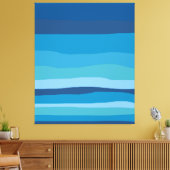 カラフル砂漠7 キャンバスプリント (インサイチュ (リビング))