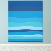 カラフル砂漠7 キャンバスプリント (インサイチュ (ウッドフロア))