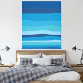 カラフル砂漠7 キャンバスプリント (インサイチュ (寝室))