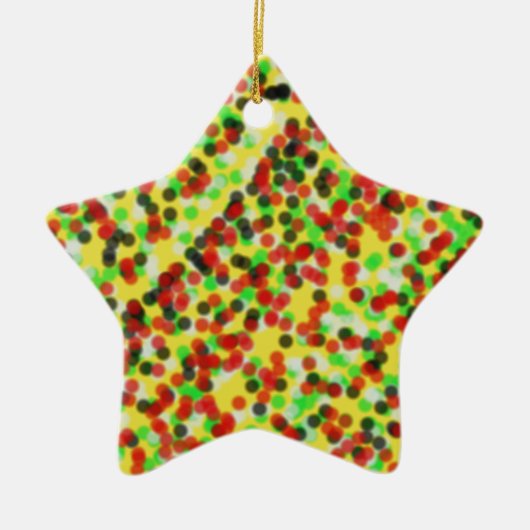 カラフル砂 セラミックオーナメント (正面)