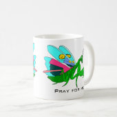 カラフル祈マンティス コーヒーマグカップ (正面右)