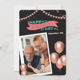 カラフル祖父母の日 招待状