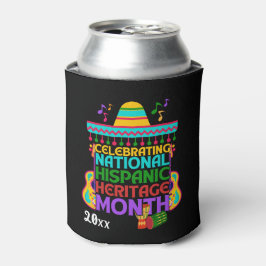 カラフル祝の伝統月 缶クーラー