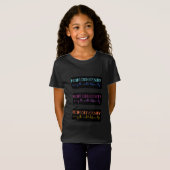カラフル神経多様性女子 Tシャツ (正面フル)