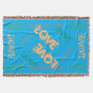 カラフル私の父のブランケット スローブランケット