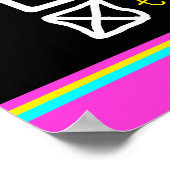 カラフル私は体操をいたるところで行う ポスター (角)