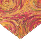 カラフル秋の葉抽象芸術 テーブルクロス (アングル)