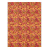 カラフル秋の葉抽象芸術 テーブルクロス (正面)