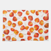 カラフル秋クァッキング《植物》アスペン葉紙ナプキンス キッチンタオル (横)